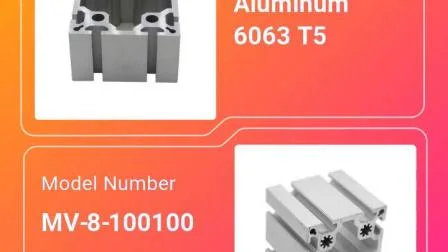 6061 Solid Anodized Industrial T Slot T Track Aluminum Material Profile for Bending Machine